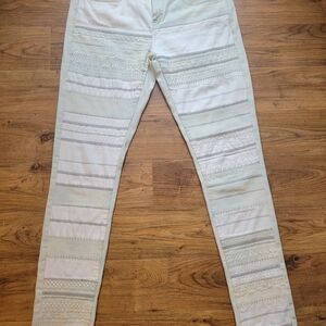 Blank NYC Light Cream Denim Jeans Women's Size 28